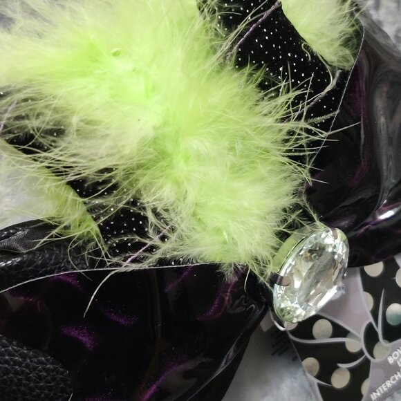 Disney Maleficent Bow for Minnie Mouse Ears Headband - New with Tag - Picture 8 of 9